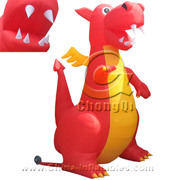inflatable cartoon dragon